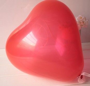 200 st Red Heart Shape Matte Latex Ballong Julparty Dekorationer 10 tums Ballonger Multi Colors