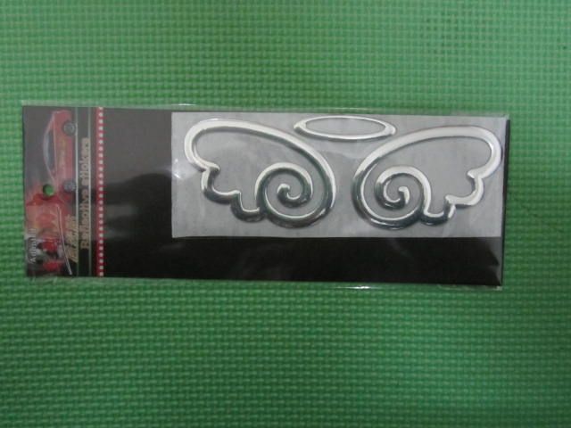 Angel wings personalized car stickers car stickers 3D stereo ring decorative stickers car stickers