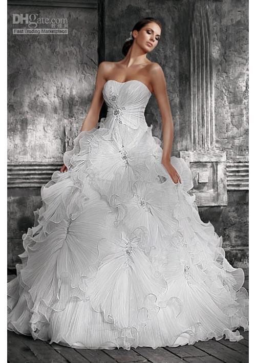 wedding dresses without straps