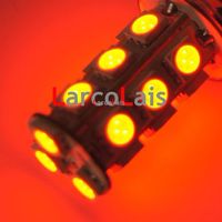 10st Red 1156 BA15S 18 SMD 5050 LED Light Car Turn Broms Omvänd svans Bakre signalljus LED-lampa