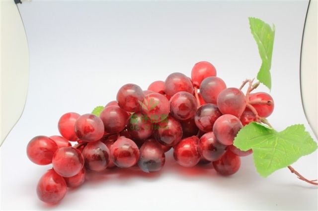 18cm de long en plastique artificiel fruits artificiels raisins maison mariage décoratif ordre mélangé 10pcs / lot
