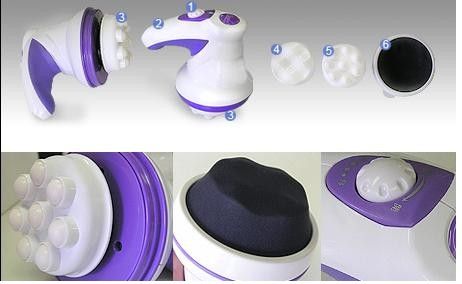 Neues Entspannungs-Ganzkörper-Massagegerät Fett Entfernen Sie die schlanke Maschine mit 3 Köpfen