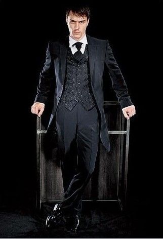 long jacket suit men