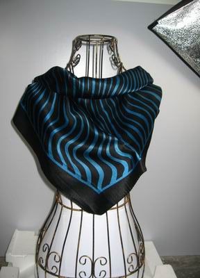 Kvadratisk 100% Silk Neck Scarves Silk Scarf Scarves 10st / # 1790