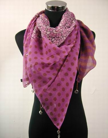 Femmes gilrs foulard carré pendentif foulards foulard foulard foulards #1797