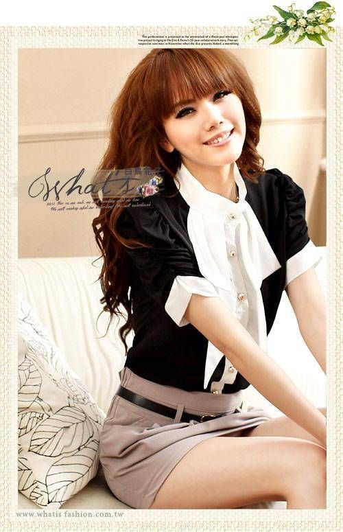 2012 new fashion korean women sweet hight collar shirts 2012 new fashion korean women sweet hight collar shirts