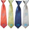 100 pièces, cravates de cou, couleurs unies, 32, cravate d'école pour enfants boy2606494