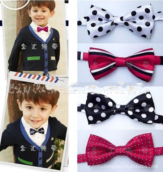 Bebek Erkek Smokin Papyon Kravat Toddler TUXEDO resmi takım elbise BOWSTIES çocuklar kravat neckbow boyun kravat