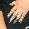 prix d'usine!!! anneaux charme bagues en or doigt ongles pour les hommes et les femmes 30pcs / lot