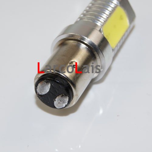 2 x 1157 Bay15D 6W High Power Super Light Auto LED Turn Broms Tail Bulb Lampor Lampa DC 12V vit