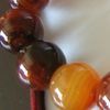 Nuovi arrivi! Beads 2pcs / lot dei branelli della gemma di corniola di corniola dell'agata rossa naturale del braccialetto di corniola