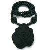 Neue Bär hölzerne Anhänger Perlenkette Halskette Gute Holz NYC Maskottchen Paw 10pcs / lot Freies Verschiffen