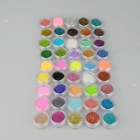 / lotto i Glitter Decoration Powder Crush Shell Bead Colorful Glitter Porder Nail Art