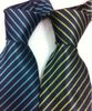 Luxury Mens Slips Slips Slips Stripe / Vanlig Solid Business Tie 24ps / Lot