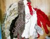 Panie Kobiety Rabbit Fur Scarf Fur Scarves Neck Warmer Neckscarf 20 sztuk / partia # 1934