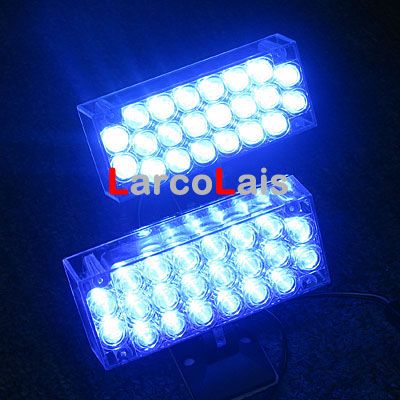 TR 2x22 LED Strobe Flashing Grill Light Emergency Police Firemen Lights Red Blue Amber White DLCL86064961669