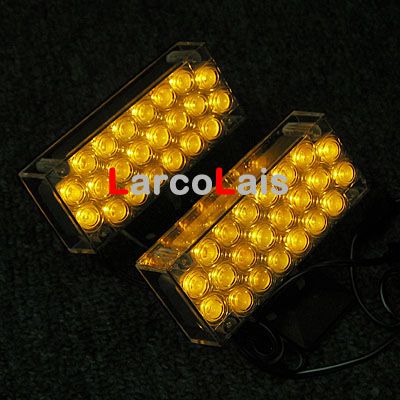 TR 2x22 LED Strobe Flashing Grill Light Emergency Police Firemen Lights Red Blue Amber White DLCL86064961669