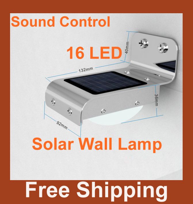 2019 Solar Wall Lamp Outdoor Light 16 Led Ray 2019 Solar Wall Lamp Outdoor Light 16 Led Ray Sound Sensor And Control From Apollo 21 77 Dhgate Com