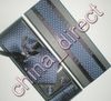 Southkorea Silk Tie Set Slips Slips Hanky ​​Manschettknappar Tie Pin Neck Slips Slips 7cm 10 Sats / Lot # 1943