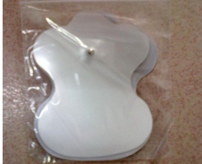 100 Stück weiße Elektrodenpads für Tens Akupunktur-Digital-Therapiegerät-Massagegerät-Pads