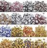 500x mix smycken partier rondelle spacer crystal rhinestone pärlor 8mm