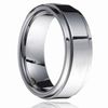 10pcs/lot Hot Sales Step cut Tungsten Ring 8mm width Comfort Fit Cobalt Free One Step Edges Finished