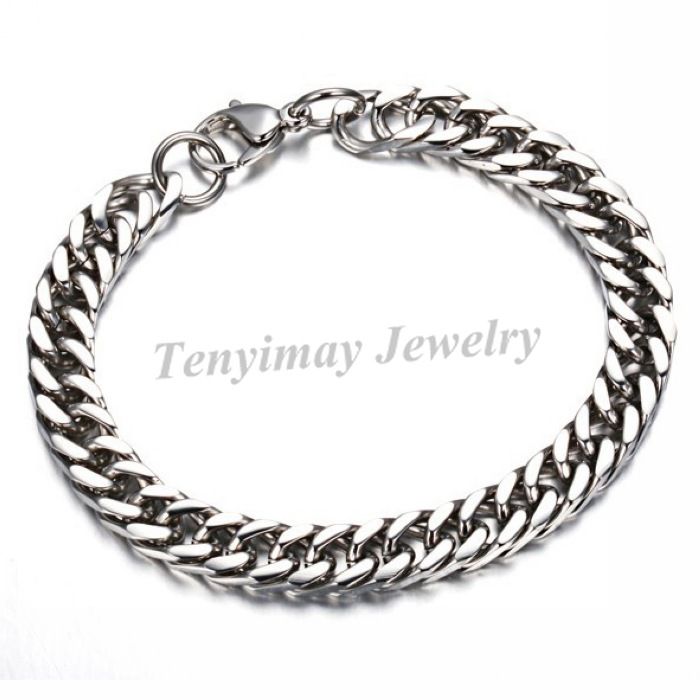 Bracelete de aço titanium dos homens livres do navio, jóia titanium, jewlery dos homens, bracelete inoxidável da ligação