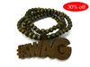 30% Rabatt! SWAG Gute Qualität Holz Anhänger mit 36 ​​"Holz Kugelkette Halskette - WZ-M016