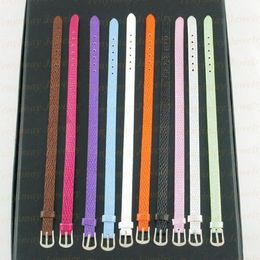 Пояс стиль кожаные браслеты бесплатная доставка Оптовая 100шт смешанный цвет браслет