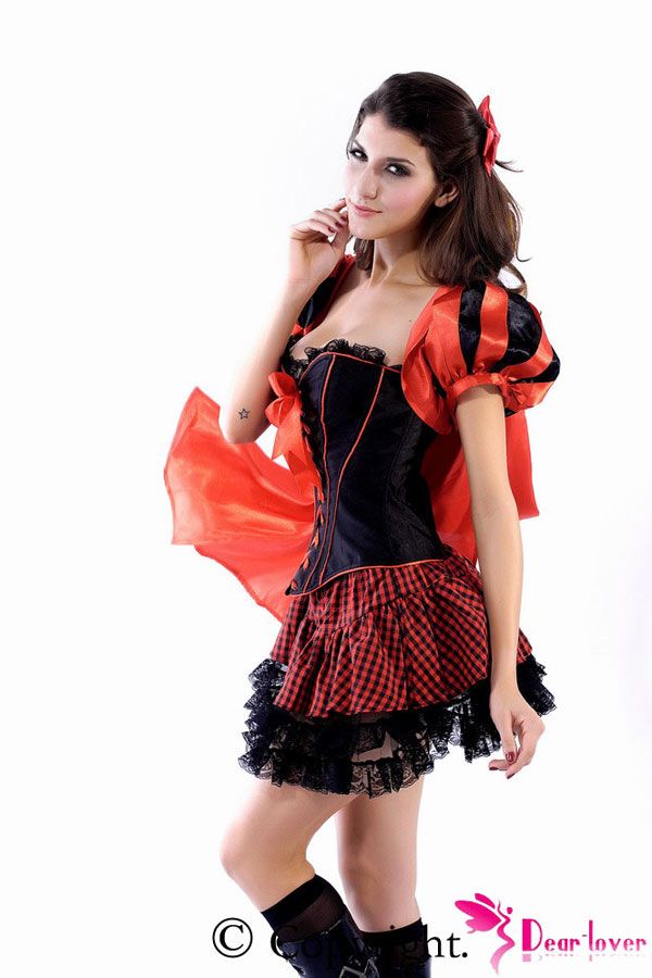 2021 Little Red Riding Hood Costume Sexy Fairy Tale Costume LC8489