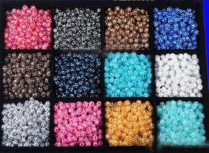 Hot sale a Mix 1000PCS Basketball Wives Crystal Beads Acrylic Loose beads fit Basketball Wive Earrings