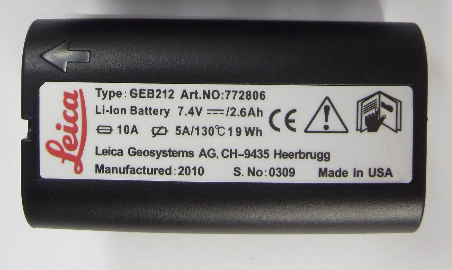 Аккумулятор leica geb212