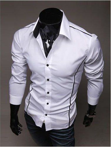 mens designer fitted shirts