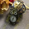 Sacred Owl Necklace Pocket Watch Pocket Klockor Halsband Kvinnors Tillbehör