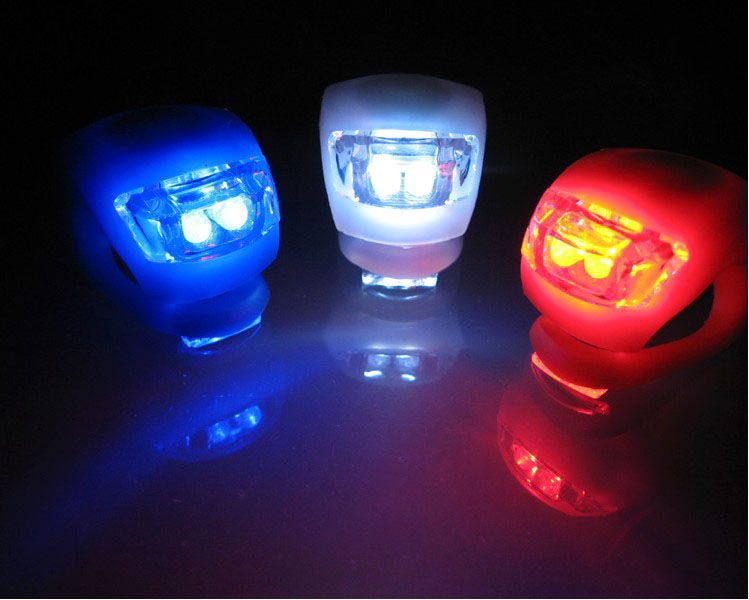 blue bike lights