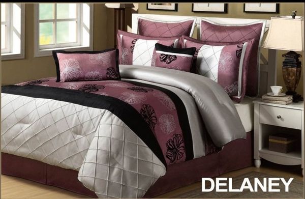 Noble Embroidery King Bedding Set Duvet Cover Set Comforter Set
