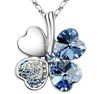 New arrive!Fashion jewelry four leaf clover necklace flower pendant necklace