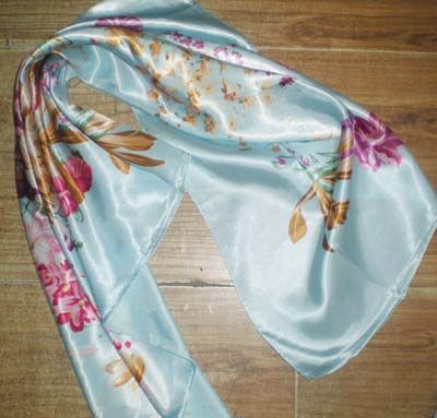 Womens 90 cm vierkante polyster sjaal sjaals nekscarf 50pc / partij gemengd ontwerp # 1967