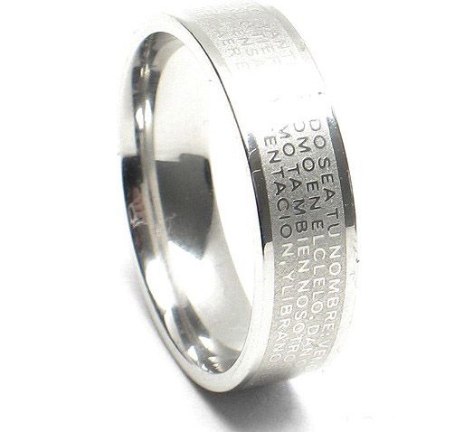 Fashion Jewelry Titanium stainless steel Mens Rings fashion Vintage cross ring