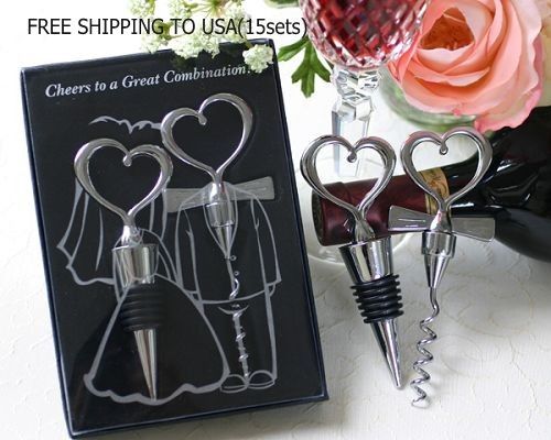 Wedding Gifts Of Cheers To A Great Combination Wine Set Favor To Usa
