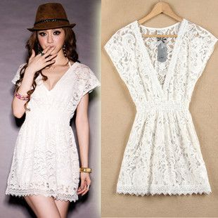 Image of short casual lace dresses