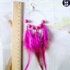 New Beautiful peacock feather earings fashion jewelry ball wives feather earrings colorful Wedding Jewelry for women