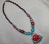 Ethische Halskette tibetischer Schmuck Frau Männer Anhänger Halskette 10 teile/los #1985