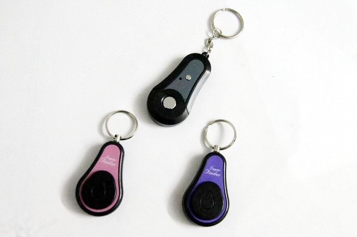 2 In1 Anti- lost Alarm RF Wireless Electronic Key Finder Locator Key Chain 1 transmitters 2Receivers