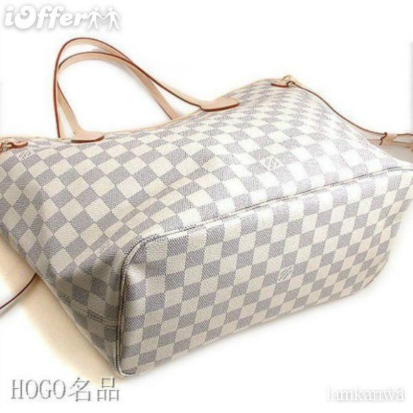 Louis Vuitton Damier Azur Neverfull GM Tote Bag Handbag From 