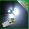 Partihandel Pris 50PCS T10 194 168 W5W 5050 5LED HIGH POWER 5 LED Glödlampa Breddlampa 5 SMD Wedge Lampor