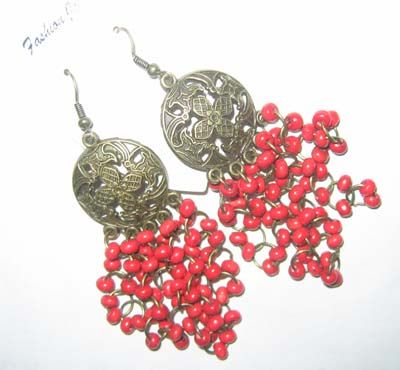 Boucles d'oreilles pendantes en perles, accessoire de bijouterie à la mode, cadeau, lots de designs mixtes, 40 paires/lot #1992