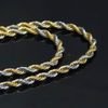 10pcs wholesale mens&boys Stainless steel gold&silver 2.4mm charming rope Chain Necklace 21.6''