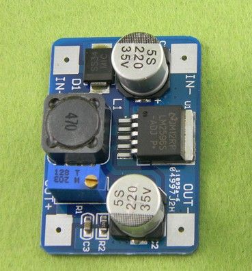 LM2596 DC-DC Step Down CC-CV Verstelbare voedingsmodule OUTPUT DC 1.25V-26V