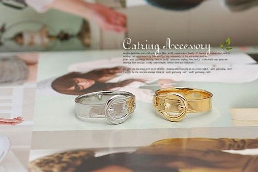 The most popular mixed color gold & silver belt belt buckle ring 100pcs